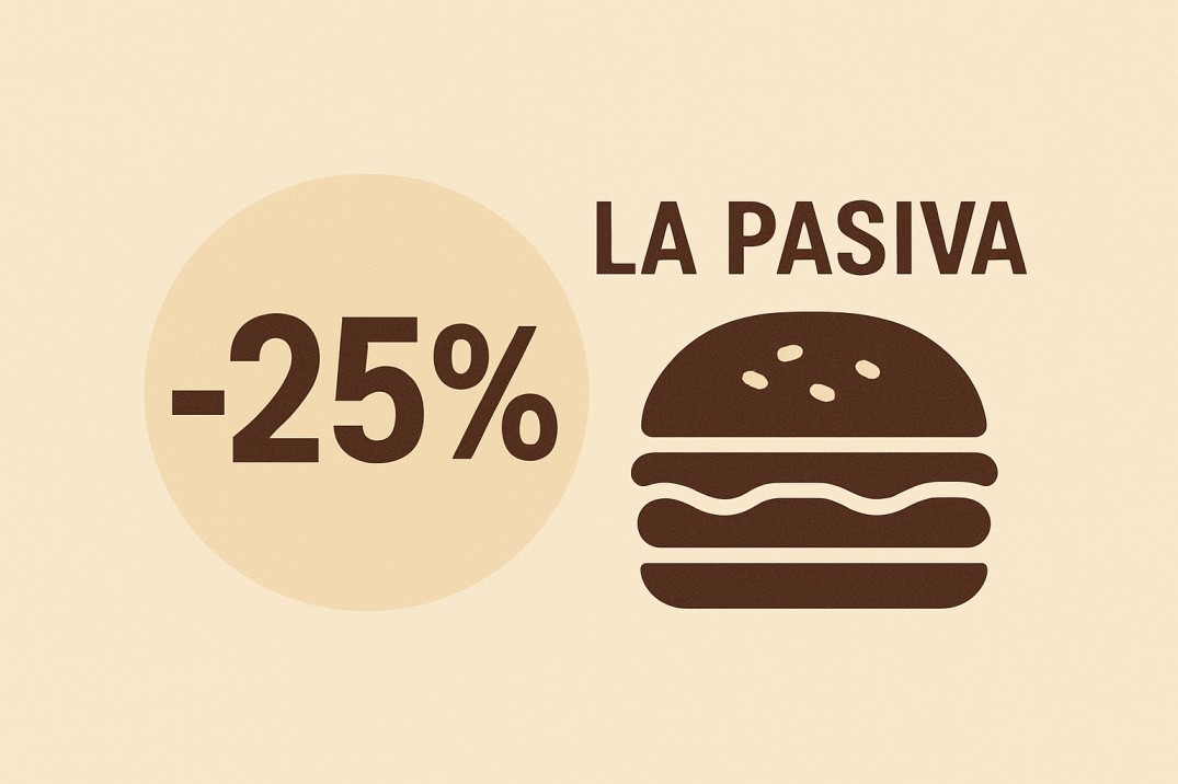 ¡25% en La Pasiva con Santander Select! 🍔