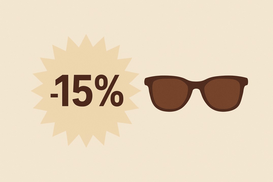 ¡15% off en Óptica Estela Jinchuk! 🕶️
