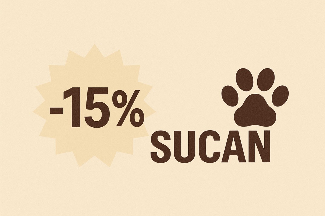 15% de ahorro en SUCAN 🐾