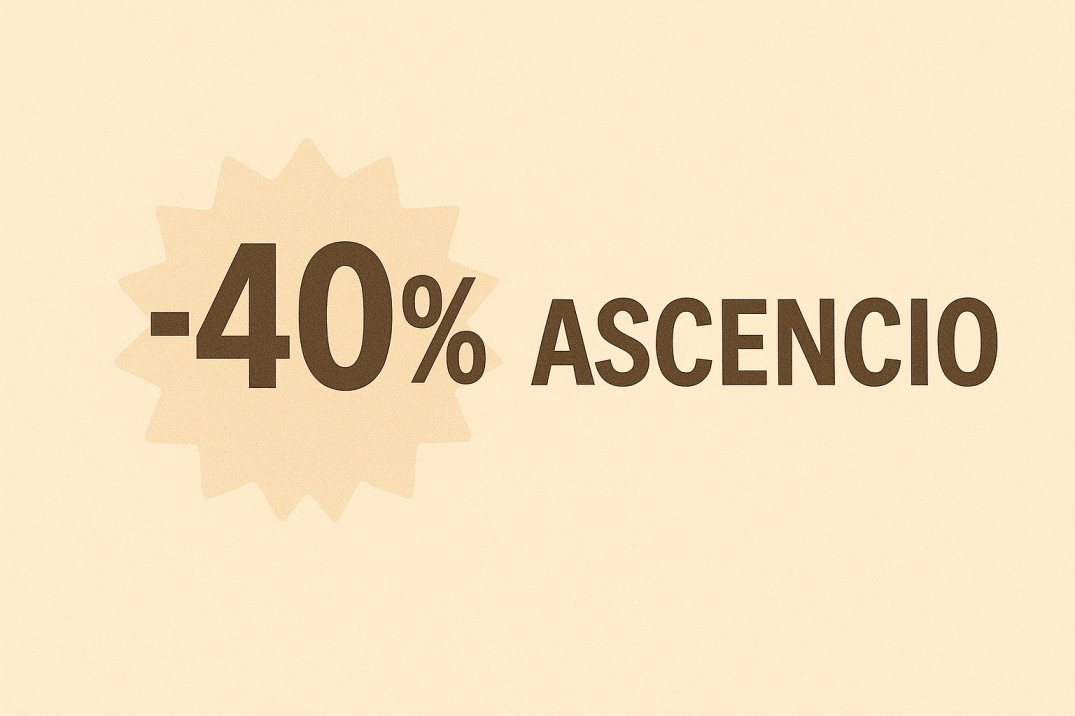 ¡40% menos en Asencio los martes de agosto! 🎉